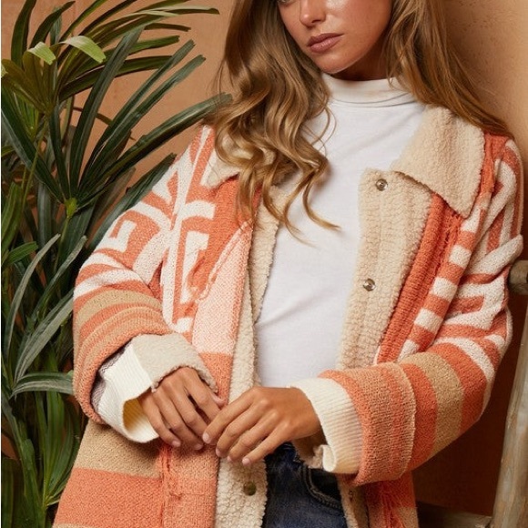 Pumpkin Spice Belted Cardigan-LAST ONE - Picture 3 of 8